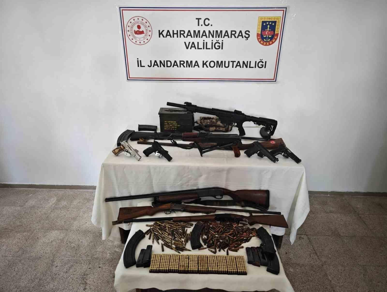 Kahramanmaraş merkezli silah ticareti operasyonunda 3 şüpheli tutuklandı