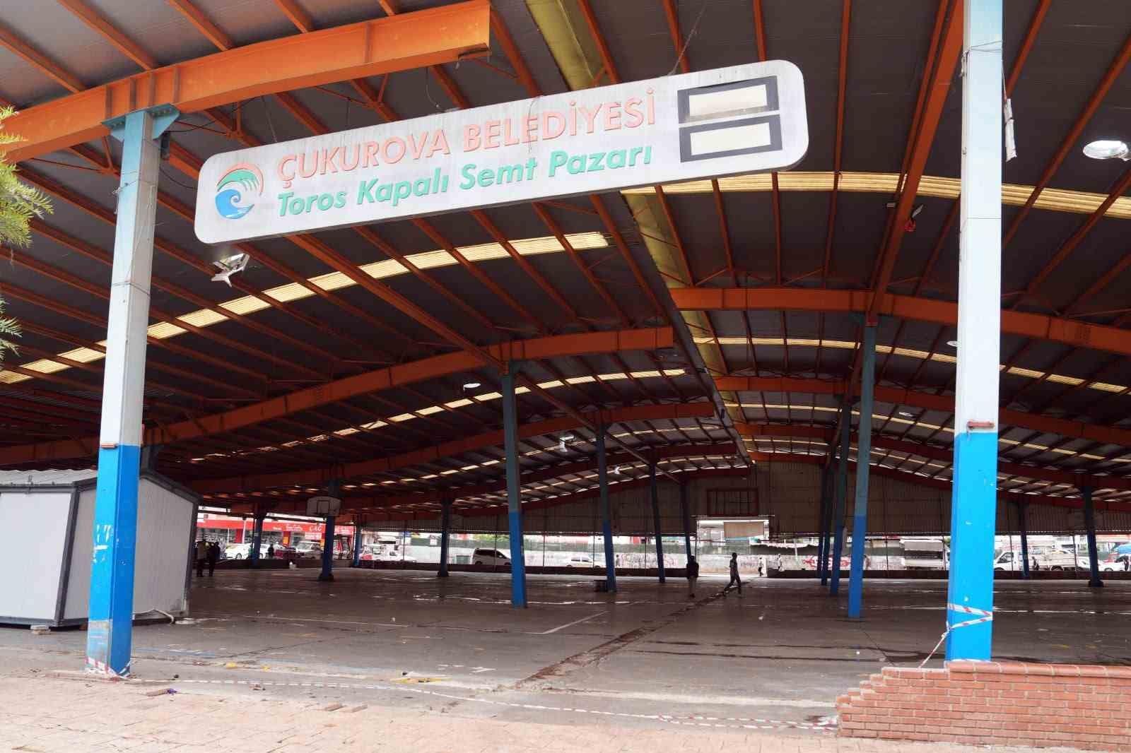Çukurova’da kapalı semt pazarları yenileniyor