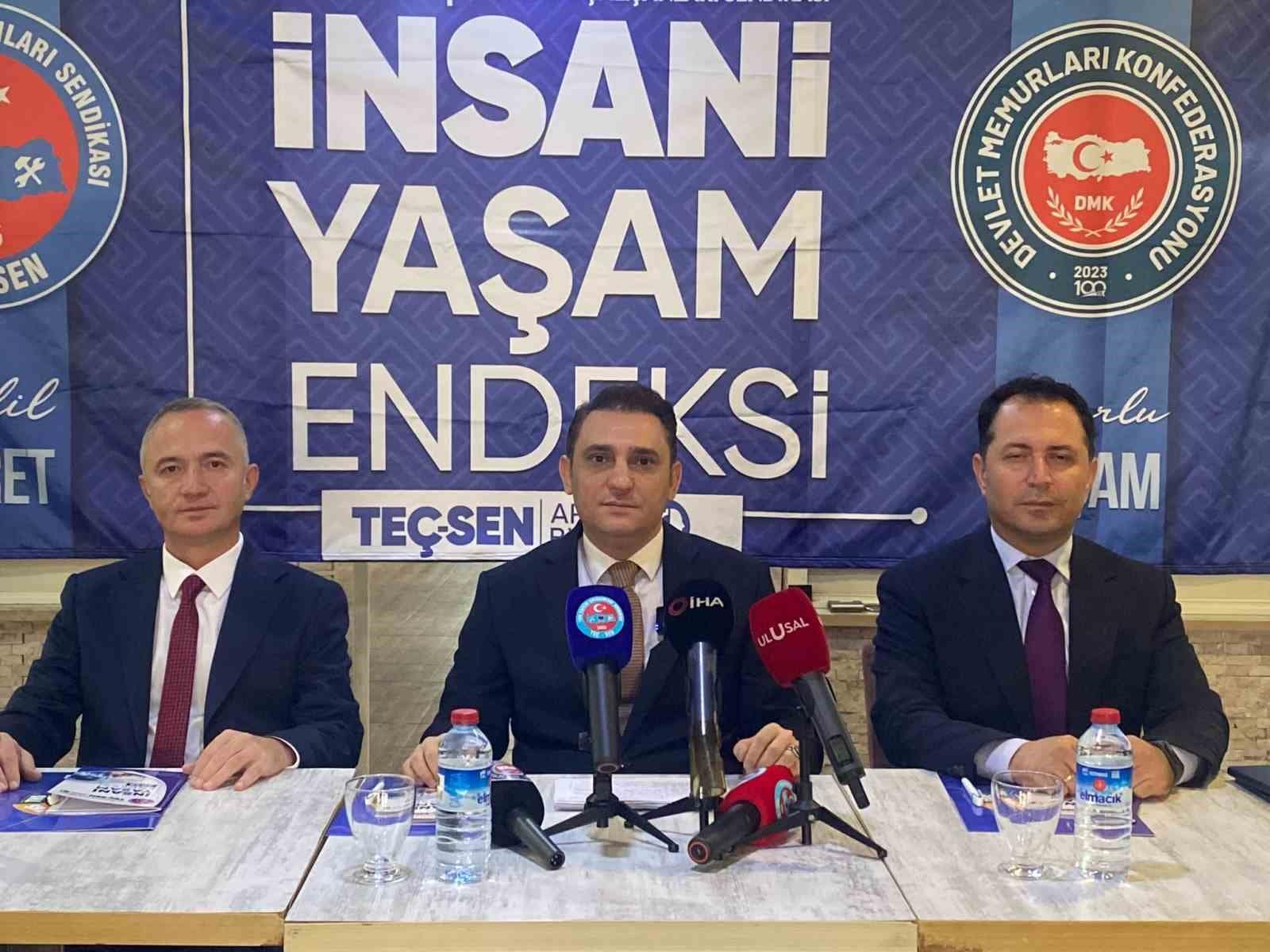 Eğitim çalışanlarının ’insani yaşam’ maliyet raporu açıklandı: