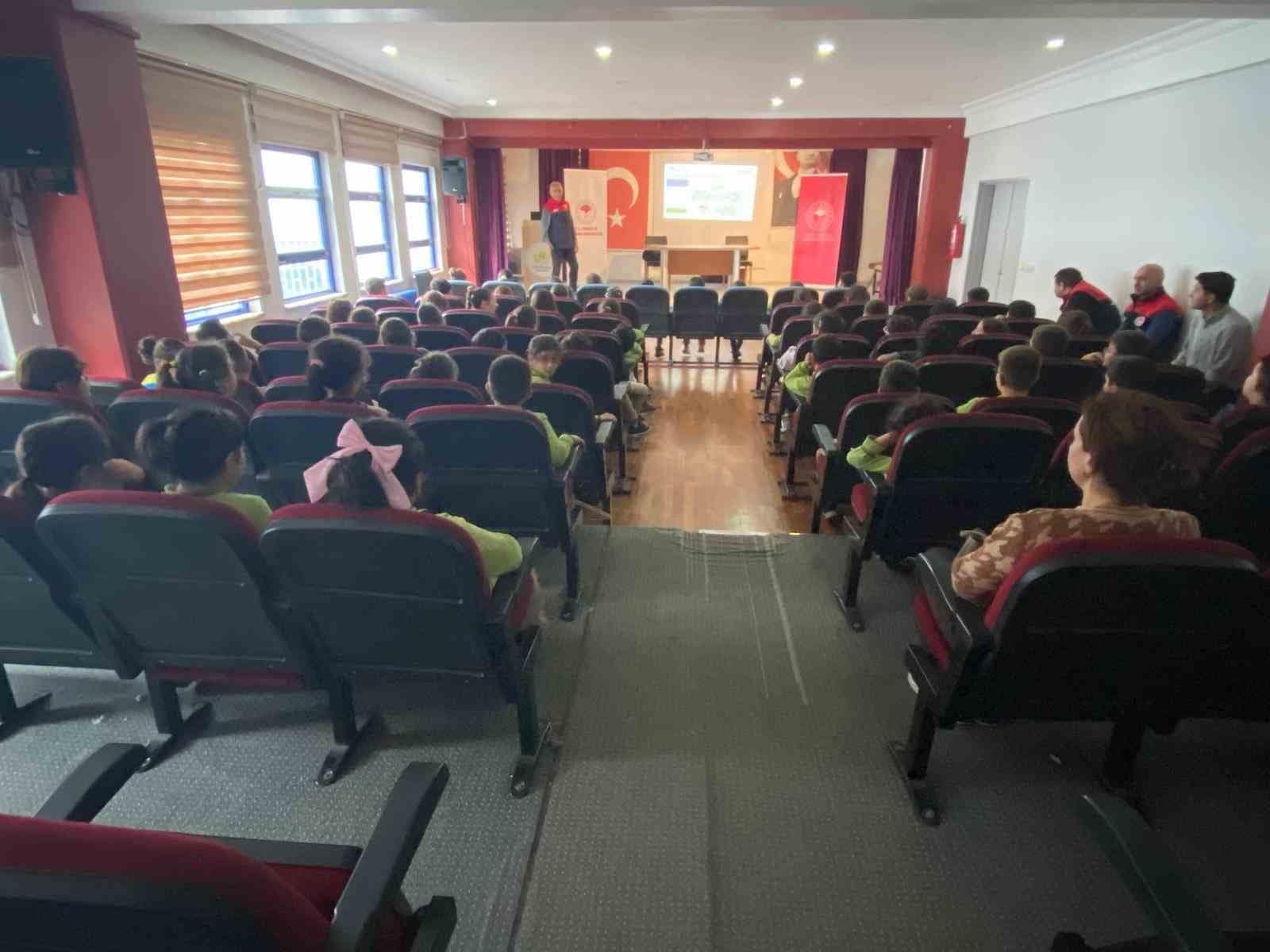Öğrencilere gıda kaybı ve israfı eğitimi verildi