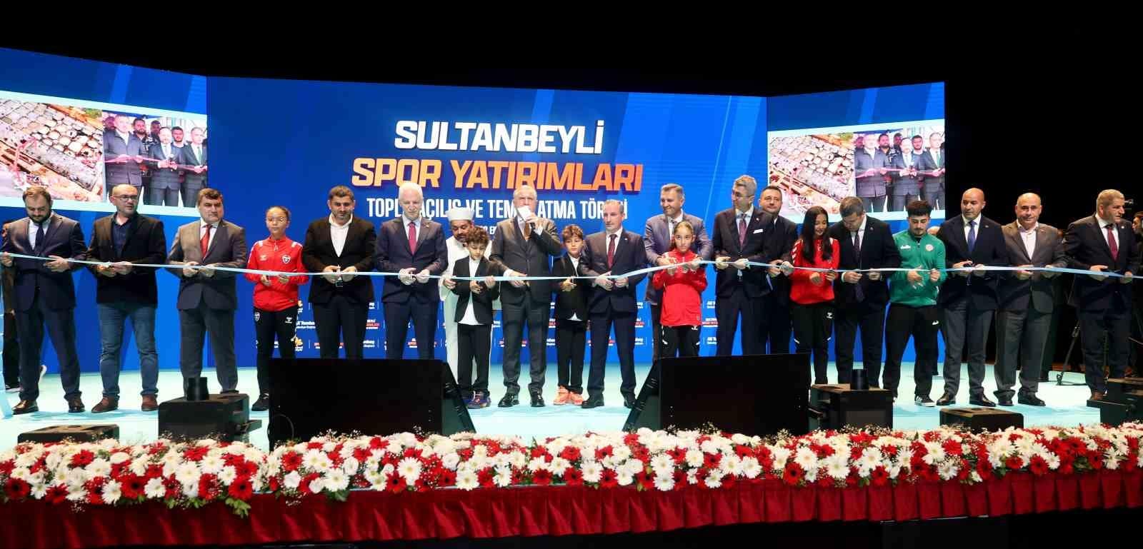 Sultanbeyli’de dev spor yatırımları: açılış ve temel atma töreni gerçekleştirildi