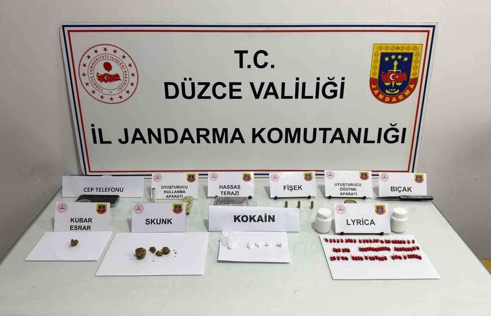 Düzce’de uyuşturucu operasyonu 1 tutuklama