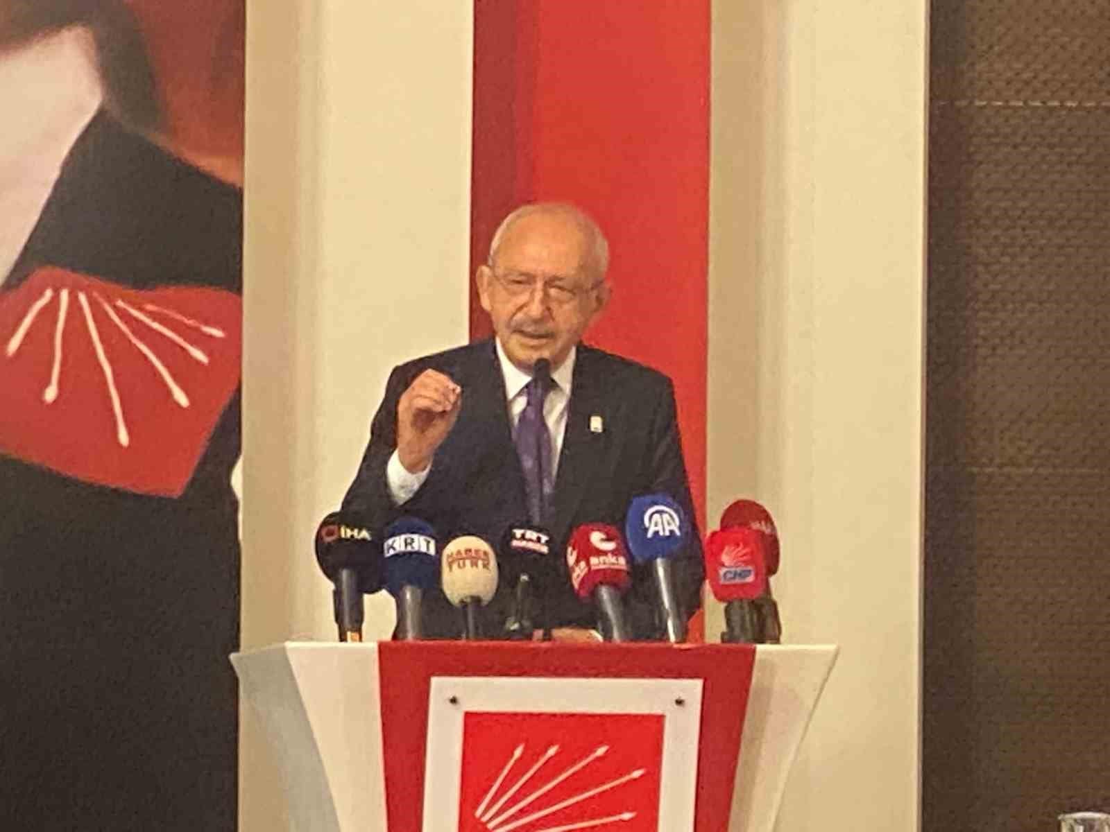 CHP Genel Başkanı Kılıçdaroğlu: "Eğer iş yerinde bir genç kaza geçiriyorsa, onun hakkı teslim edilmiyorsa bir sorun var demektir"