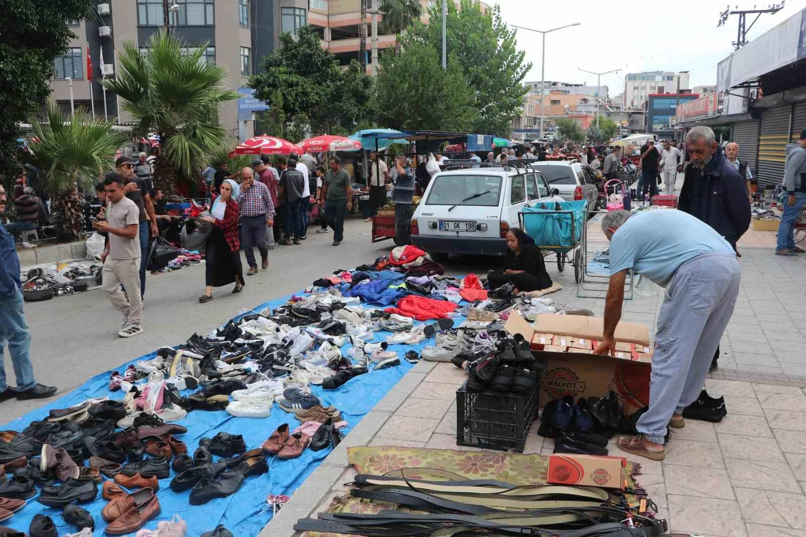 Adana’da bit pazarı cazibesini koruyor