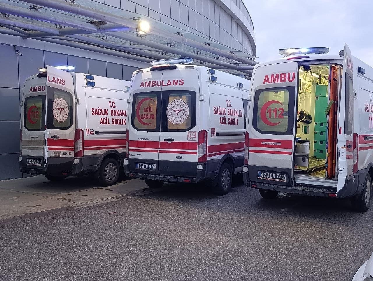 Konya’da iki ayrı kazada 6 kişi yaralandı