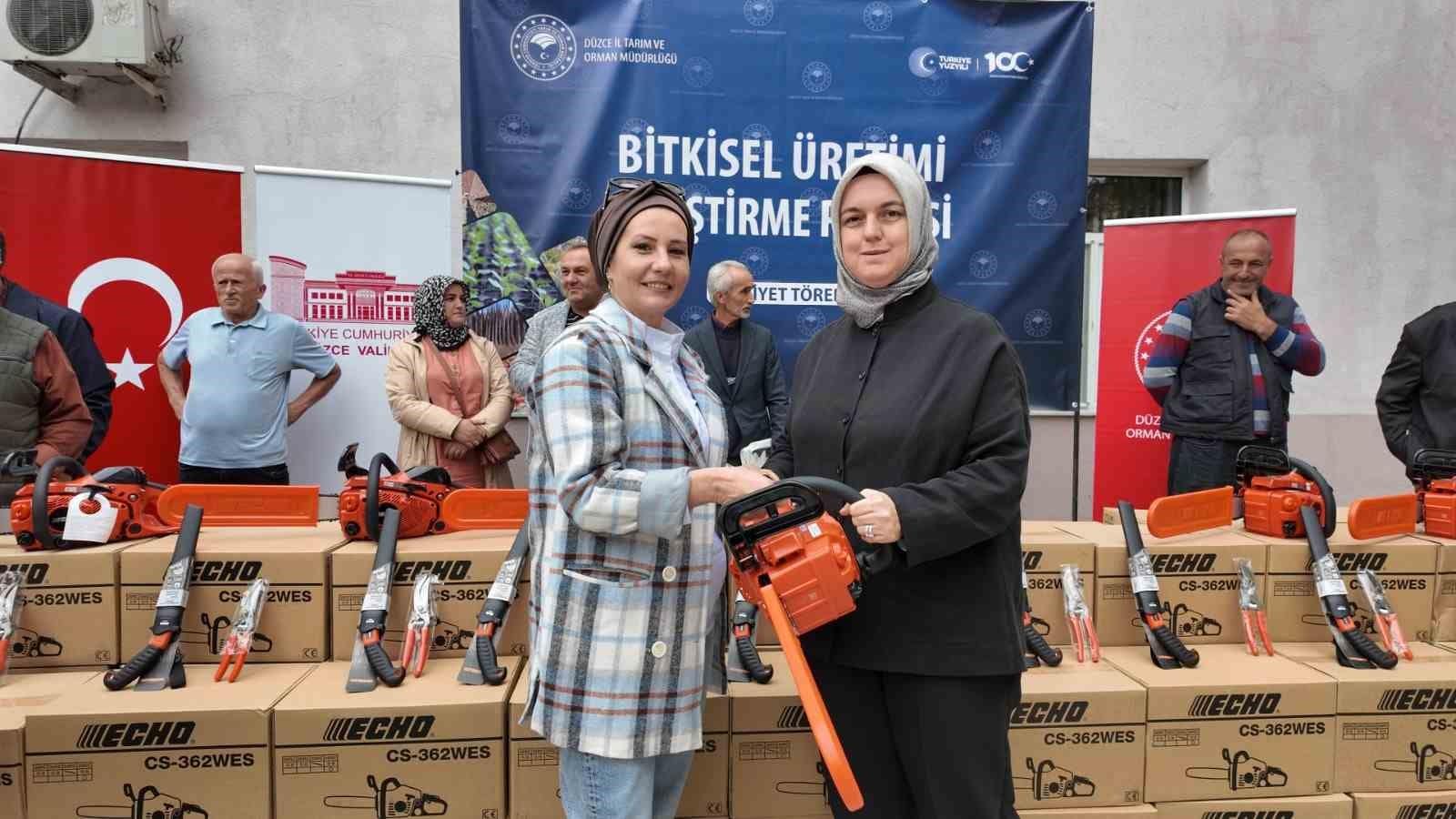 Fındıkta verim ve kalite için ekipman desteği