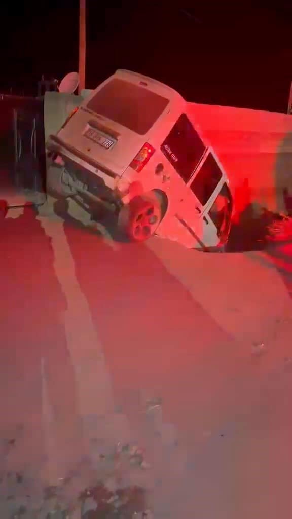 Doğubayazıt’ta hayvanlara çarpan otomobildeki 3 kişi yaralandı