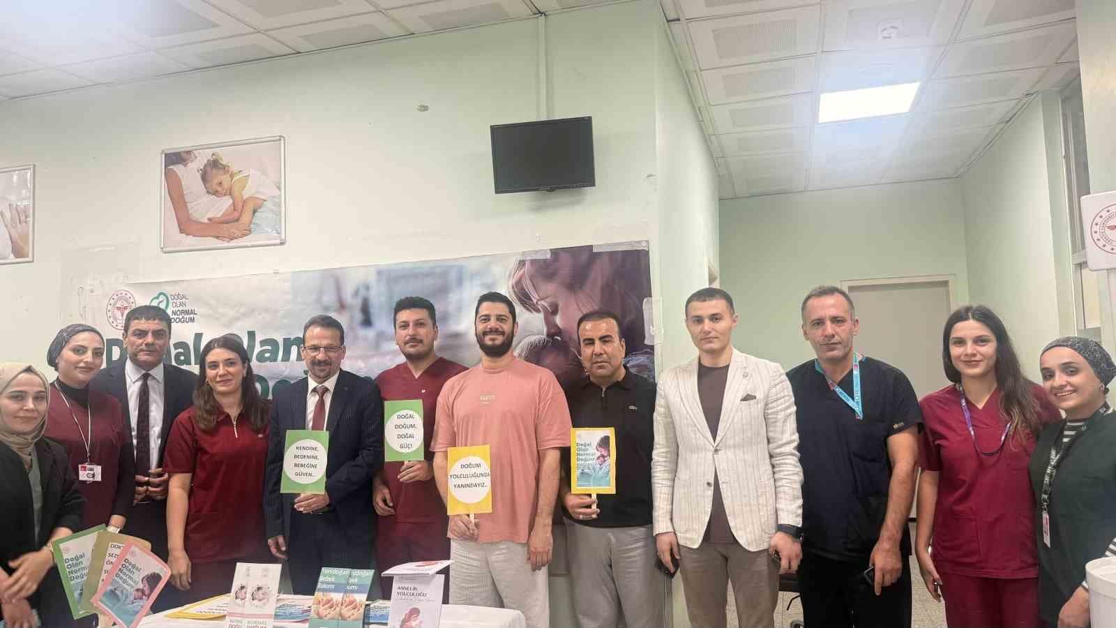 Cizre’de Normal Doğum Haftası etkinliğinde anne adayları bilinçlendirildi