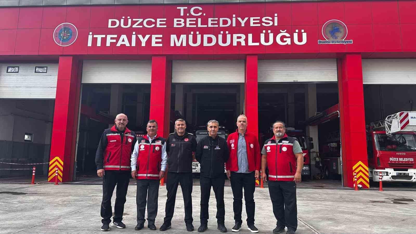 Düzce’de afetlere karşı güçlü iş birliği