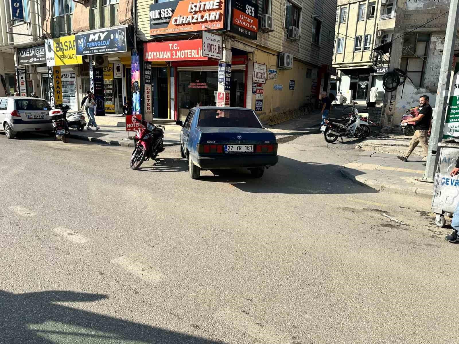 Adıyaman’da otomobilin çarptığı yaya yaralandı