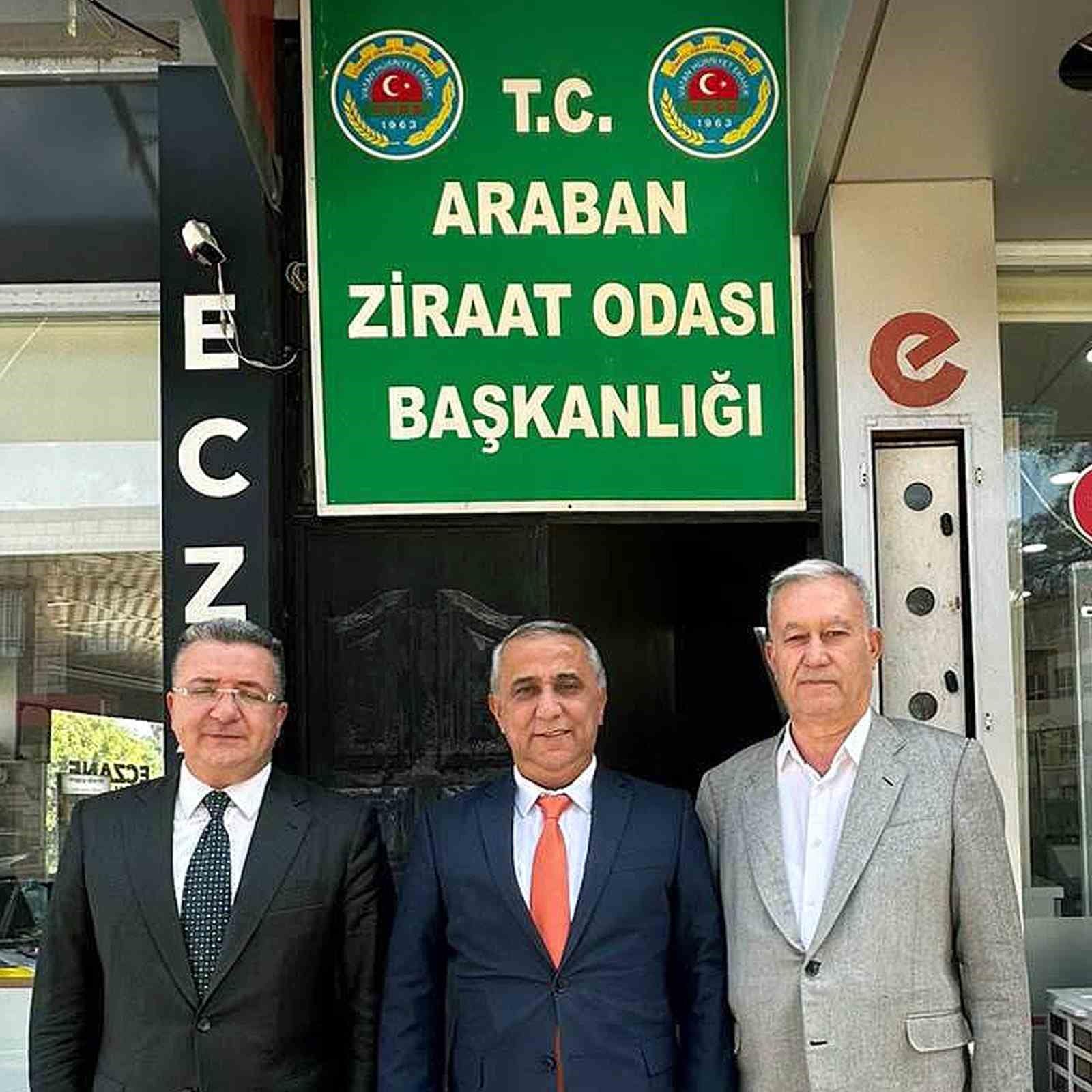 Sağlam’dan Araban Ziraat Odasına ziyaret