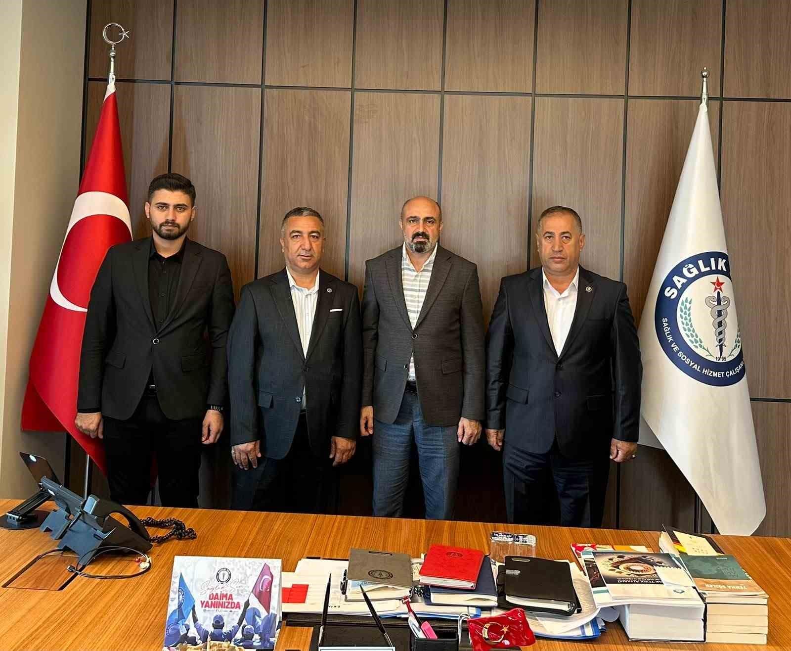 Sağlık-Sen Şırnak heyeti Ankara’da temaslarda bulundu