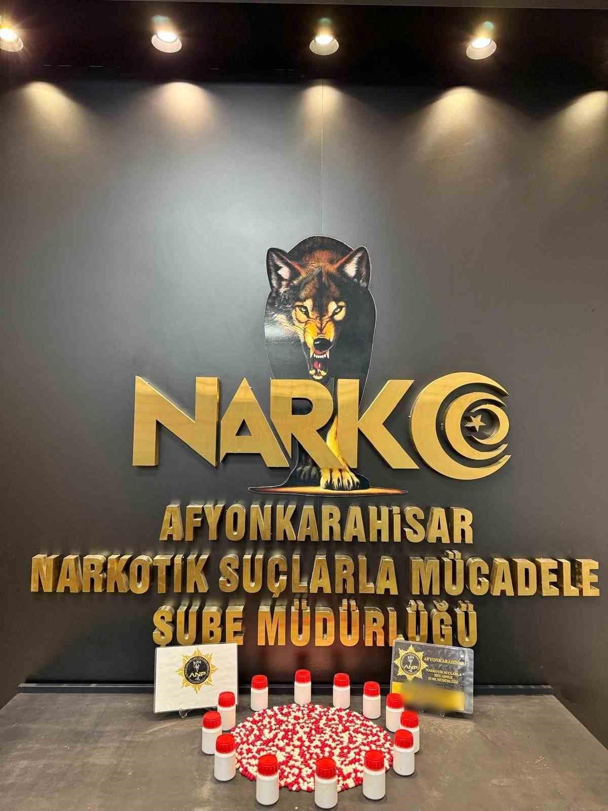 Polis 594 adet uyuşturucu hap ele geçirdi