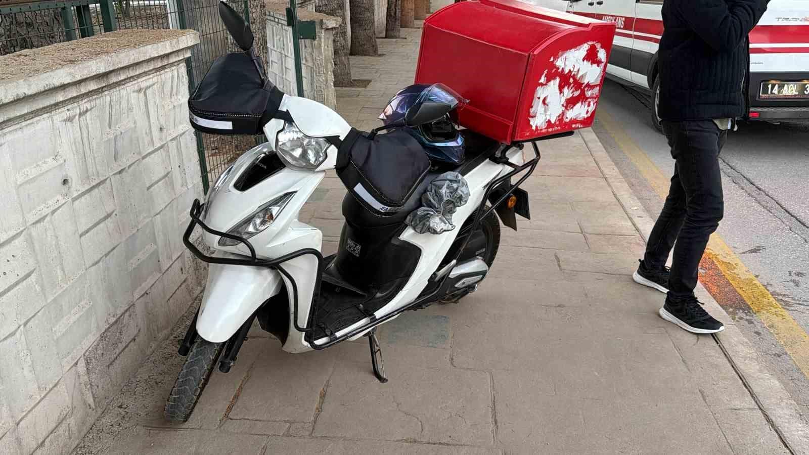 Bolu’da otomobille çarpışan motosikletin sürücüsü yaralandı