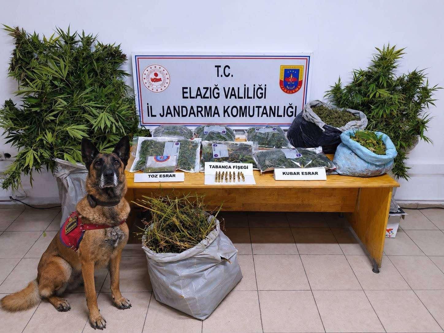 Elazığ’da uyuşturucu operasyonu: 3 tutuklama