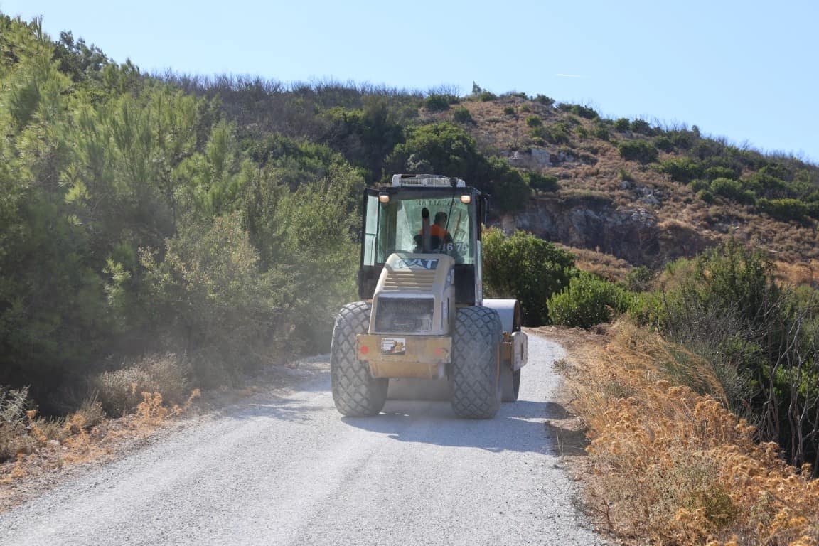 Bodrum’da sathi kaplama çalışmaları sürüyor
