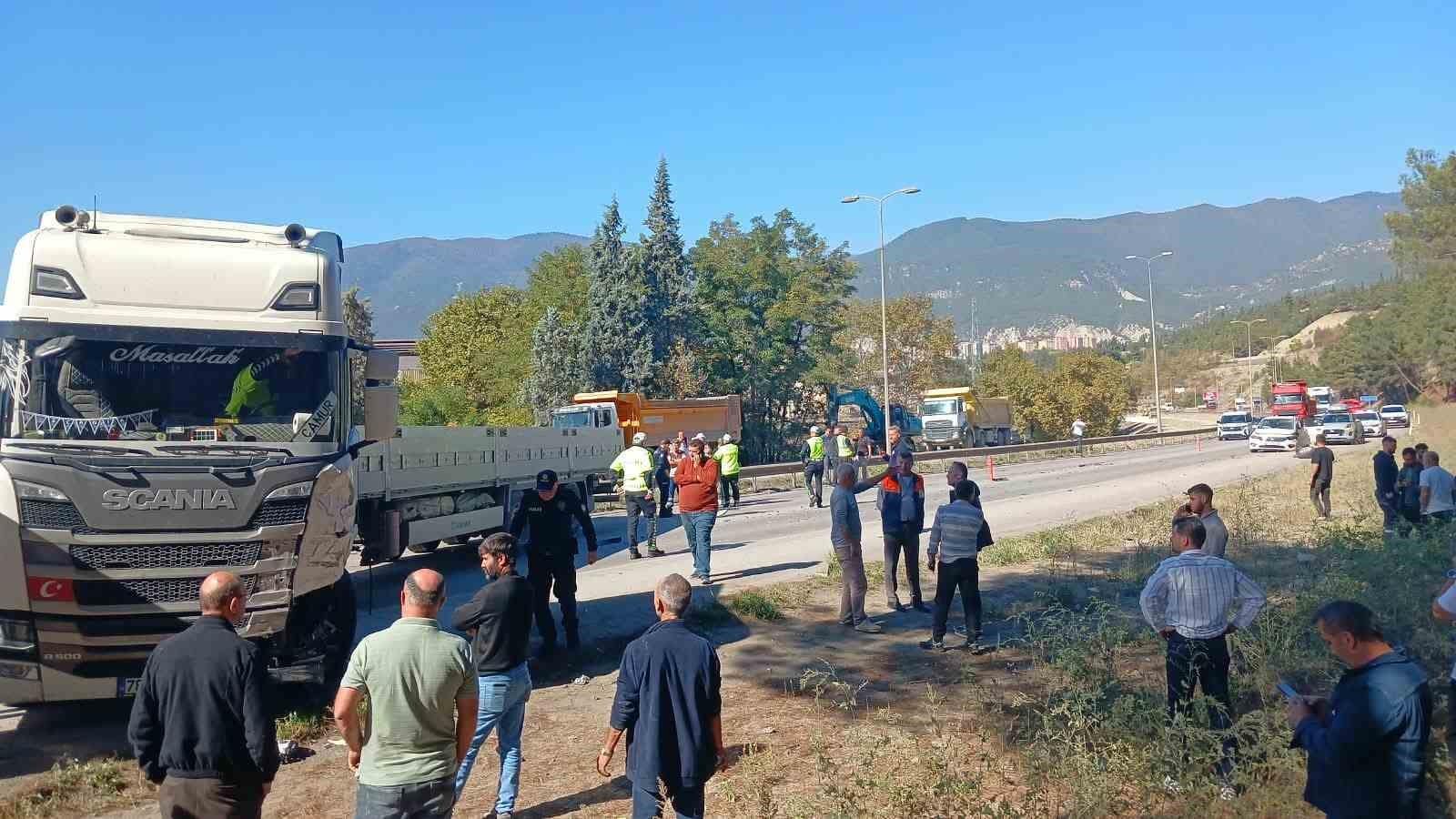 Karabük’te zincirleme kazada 1 kişi yaralandı