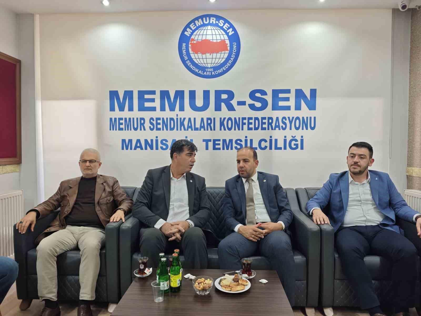 Gültekin’den Memur-Sen’e ziyaret