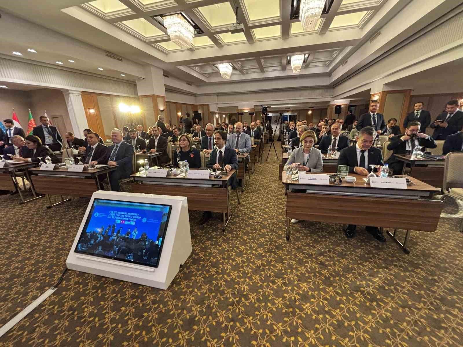 Türk Dünyası Sigorta Birliği 2. Genel Kurulu Gaziantep’te gerçekleştirildi