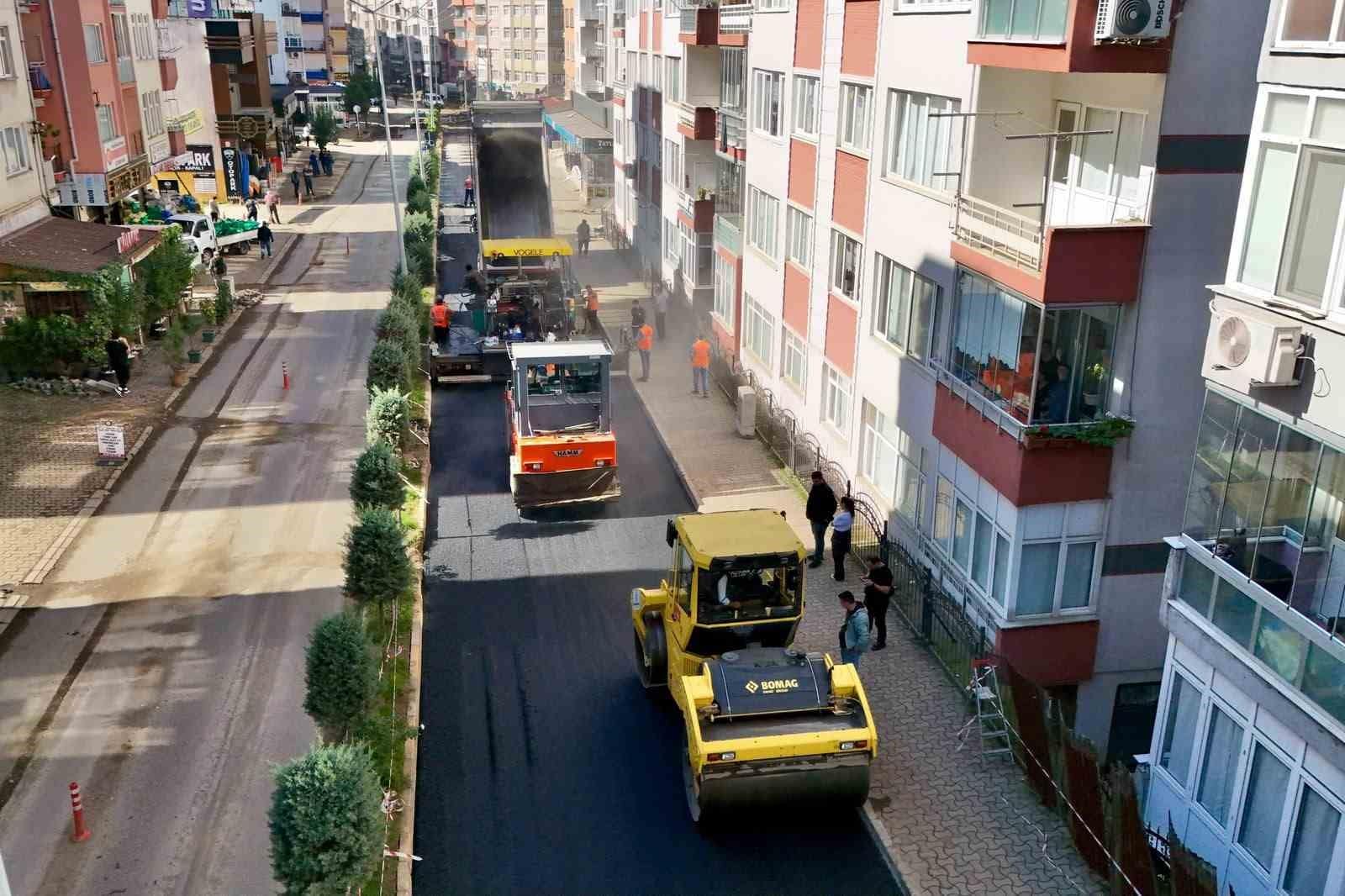 Giresun Belediyesi 3 kilometrelik asfalt seferberliği başlattı