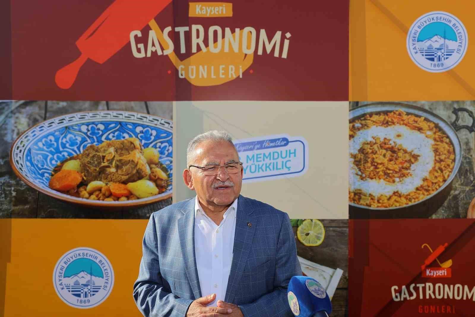 Kayseri Gastronomi Günleri’nde ev hanımları ve minik şefler yarışacak