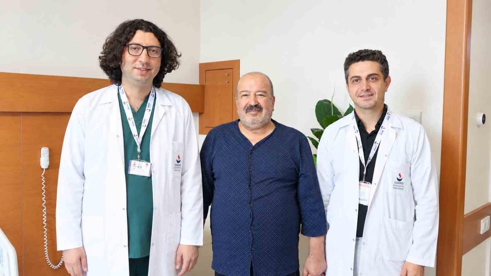 Şah ve beyin damarlarında darlık bulunan hasta, SANKO Üniversitesi Hastanesi’nde sağlığına kavuştu
