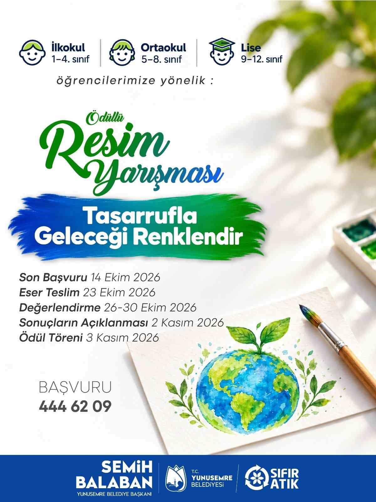 Tasarruf temalı resim yarışmasında süre uzatıldı