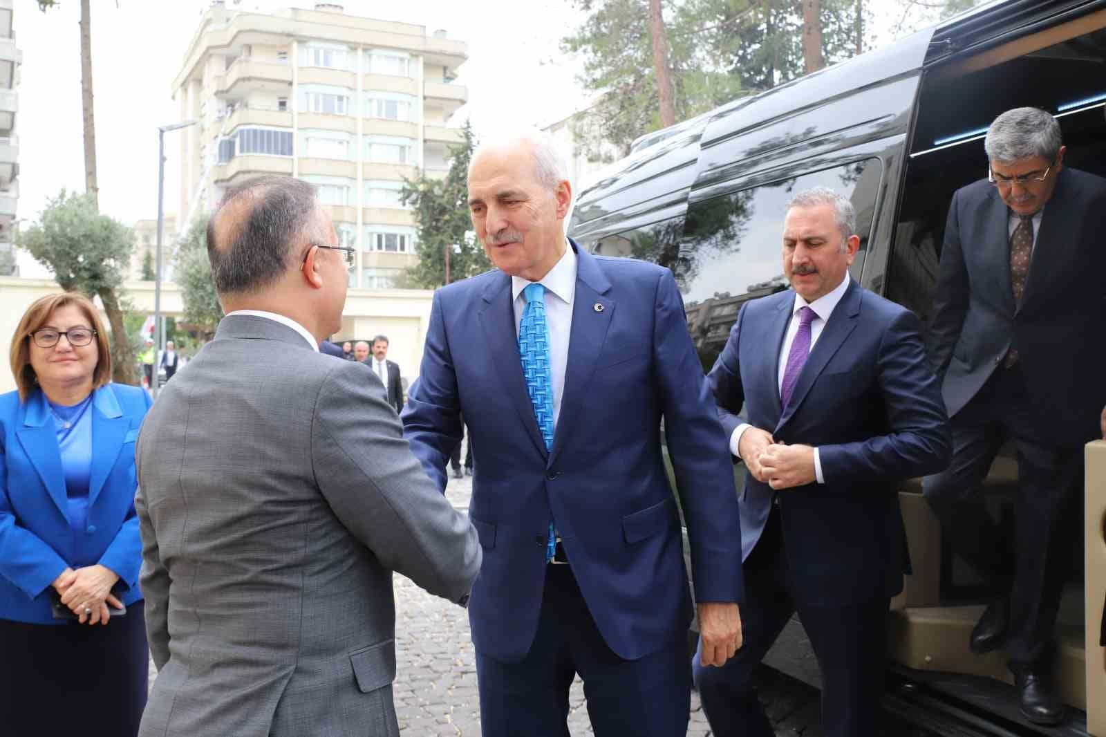 TBMM Başkanı Numan Kurtulmuş’tan Gaziantep Valiliğine ziyaret