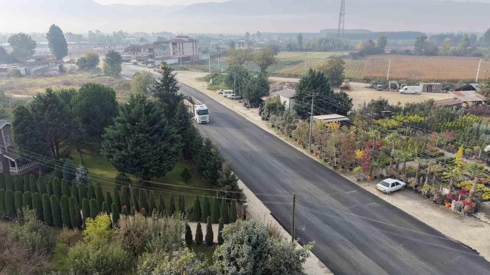 Düzce’de 55 bin ton asfalt serildi