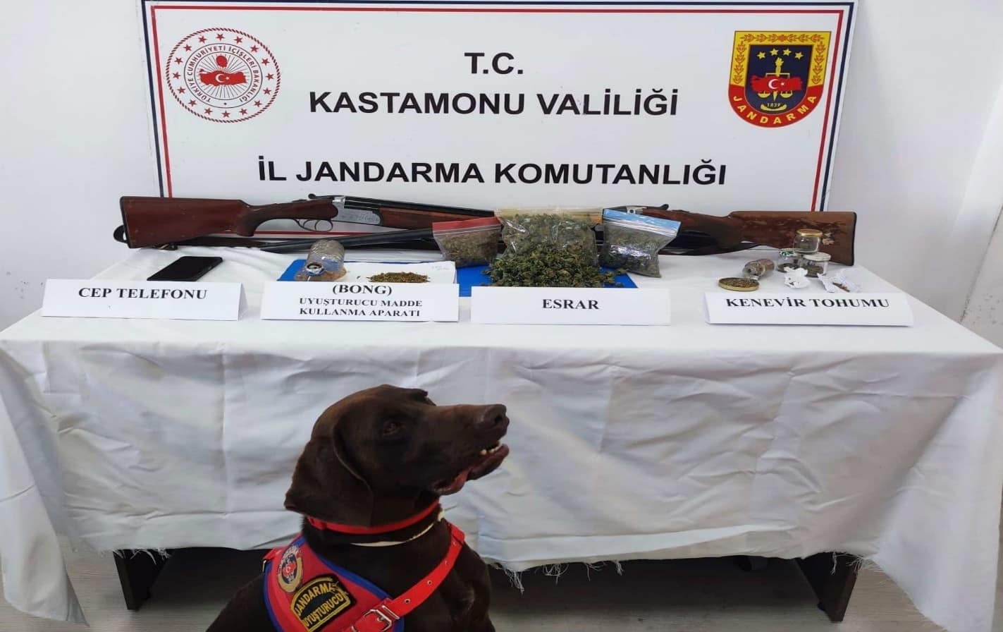 Kastamonu’da uyuşturucu operasyonları: 2 gözaltı