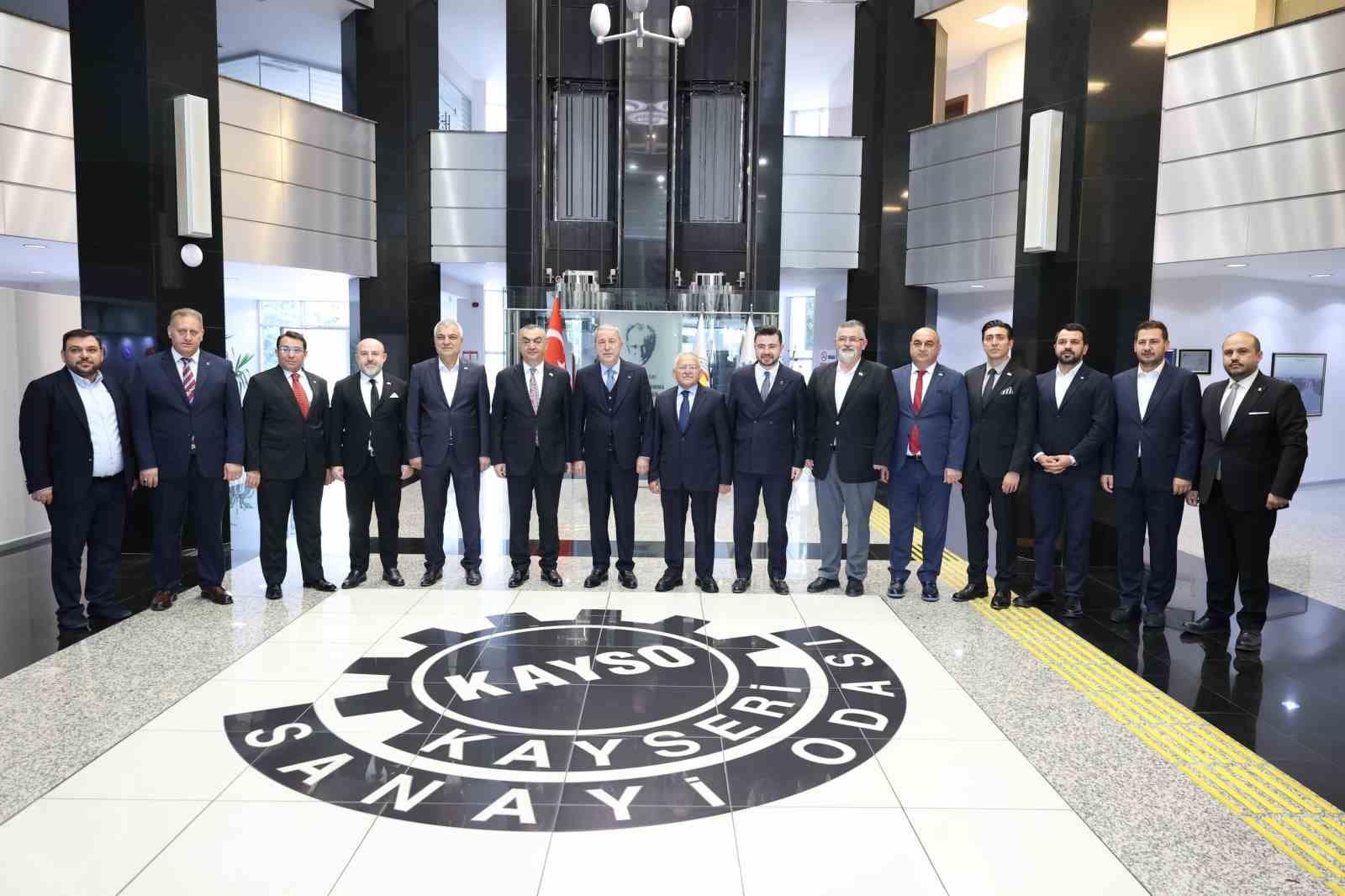 Hulusi Akar’dan KAYSO’ya hayırlı olsun ziyareti