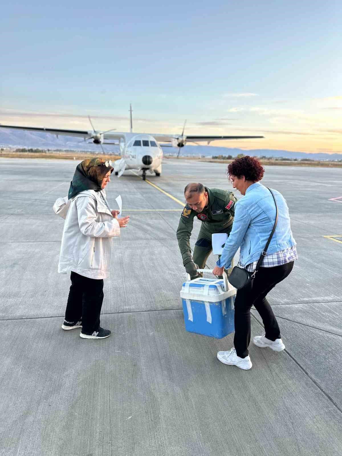 Acil organ nakli bekleyen hasta için Erzurum’dan Antalya’ya karaciğer sevki