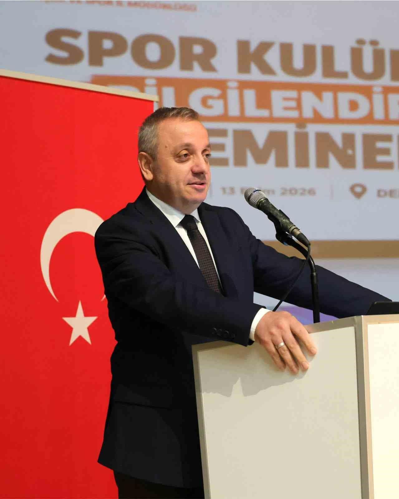 Denizli’de spor kulüpleri seminerde buluştu