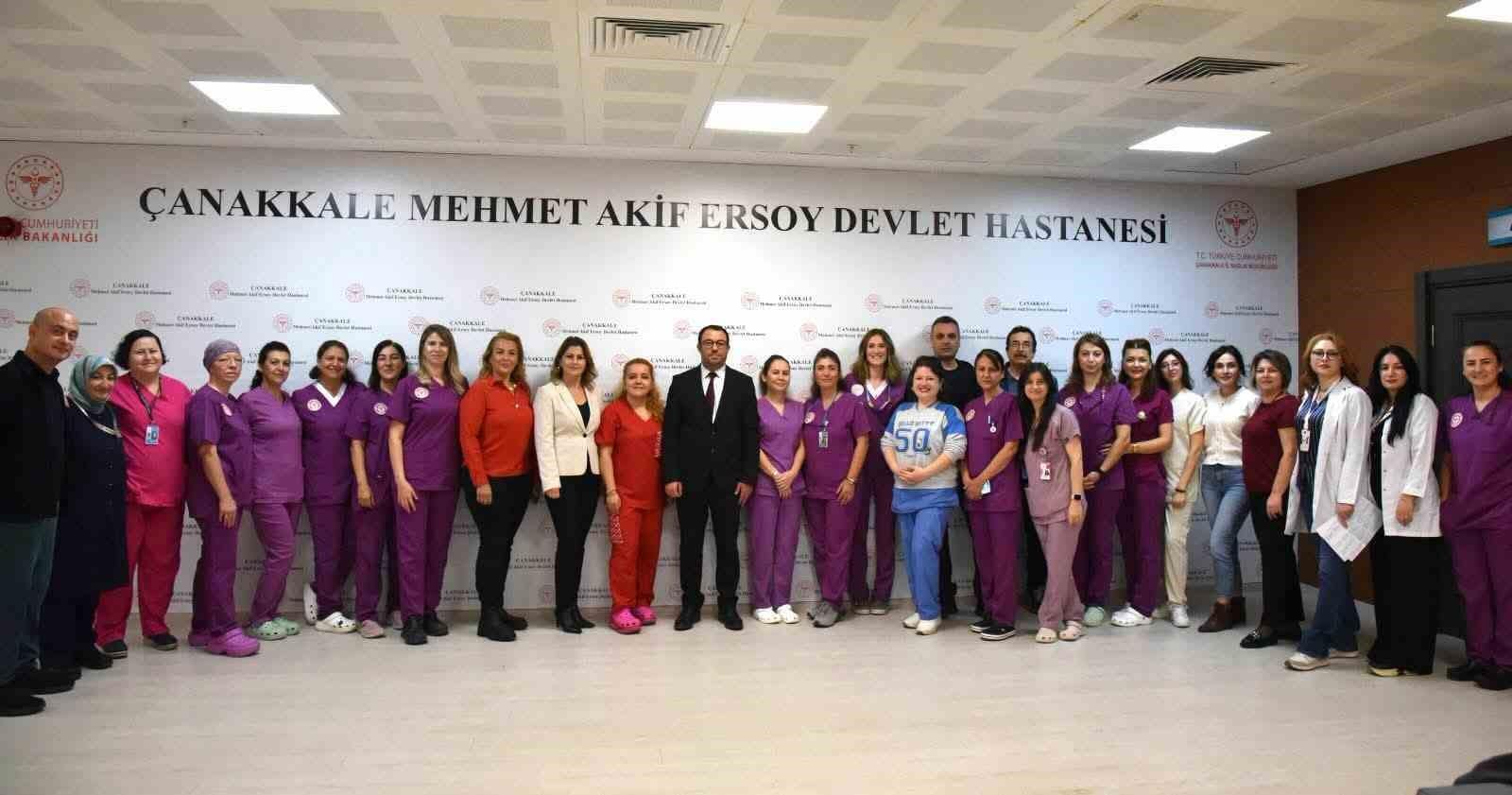 Çanakkale’de sezeryan oranları düşük olan Devlet Hastanesi’ne teşekkür