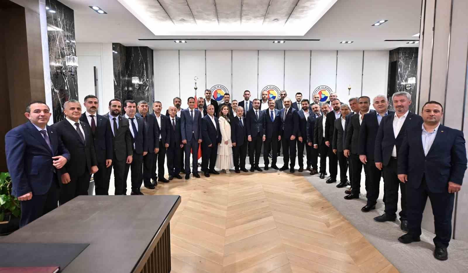 ATSO Heyeti Ankara’da temaslarda bulundu