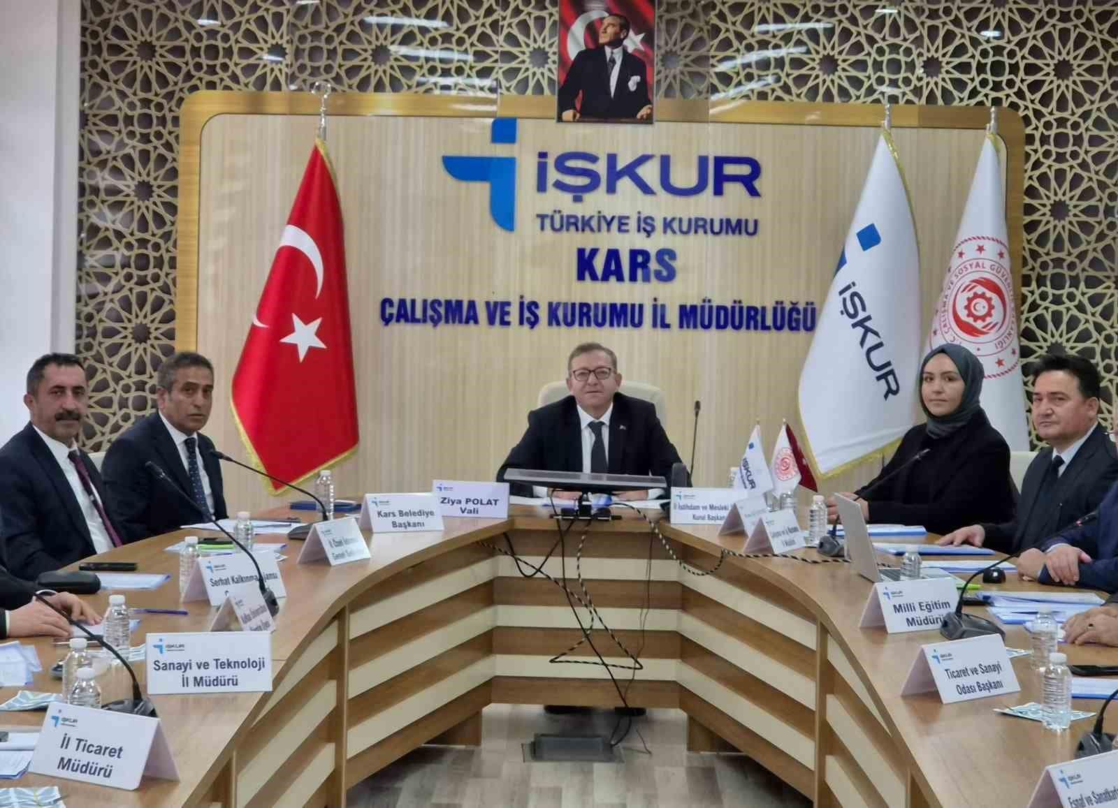 Kars’ta istihdam ve mesleki eğitim gündemi masaya yatırıldı