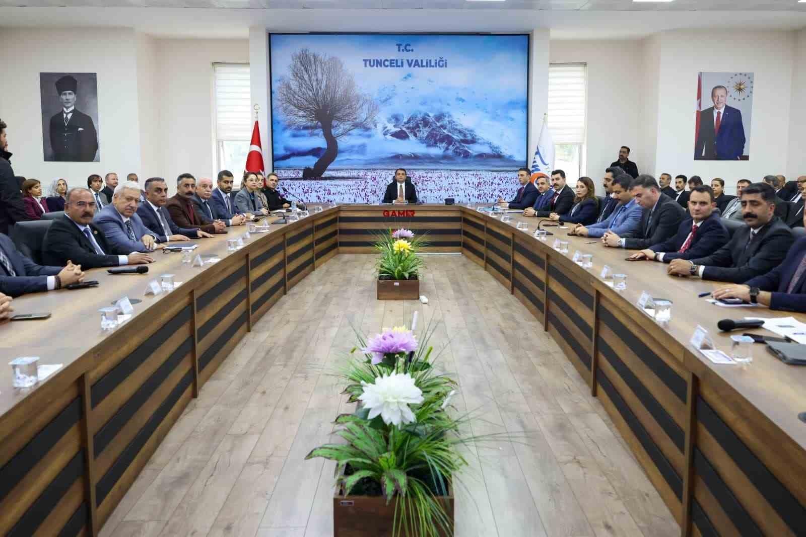 Tunceli’de 17,8 milyar liralık yatırım