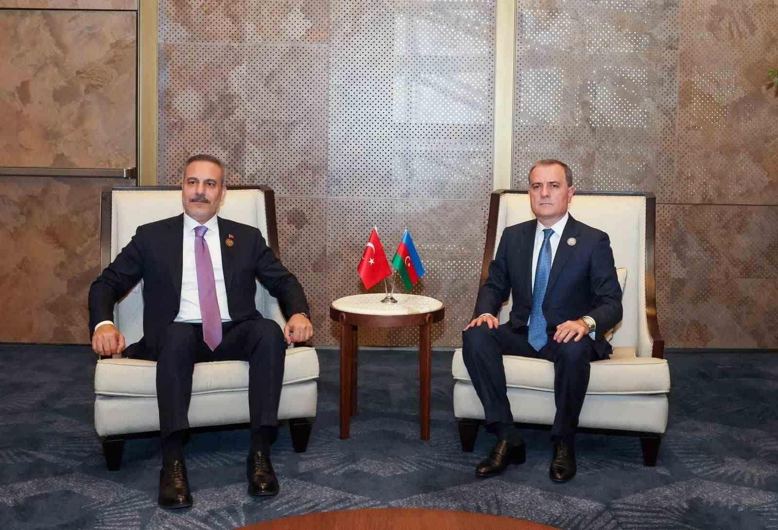 Bakan Fidan, Azerbaycanlı mevkidaşı Bayramov bir araya geldi
