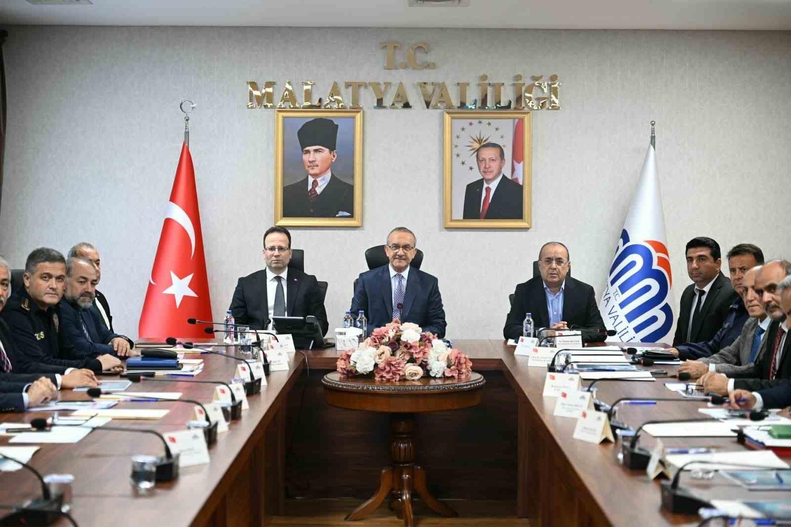 Malatya’da Bağımlılıkla Mücadele İl Koordinasyon Kurulu toplandı