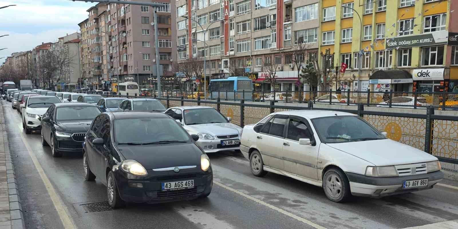 Kütahya’da otomobil sayısı 10 yılda yüzde 34,4 arttı