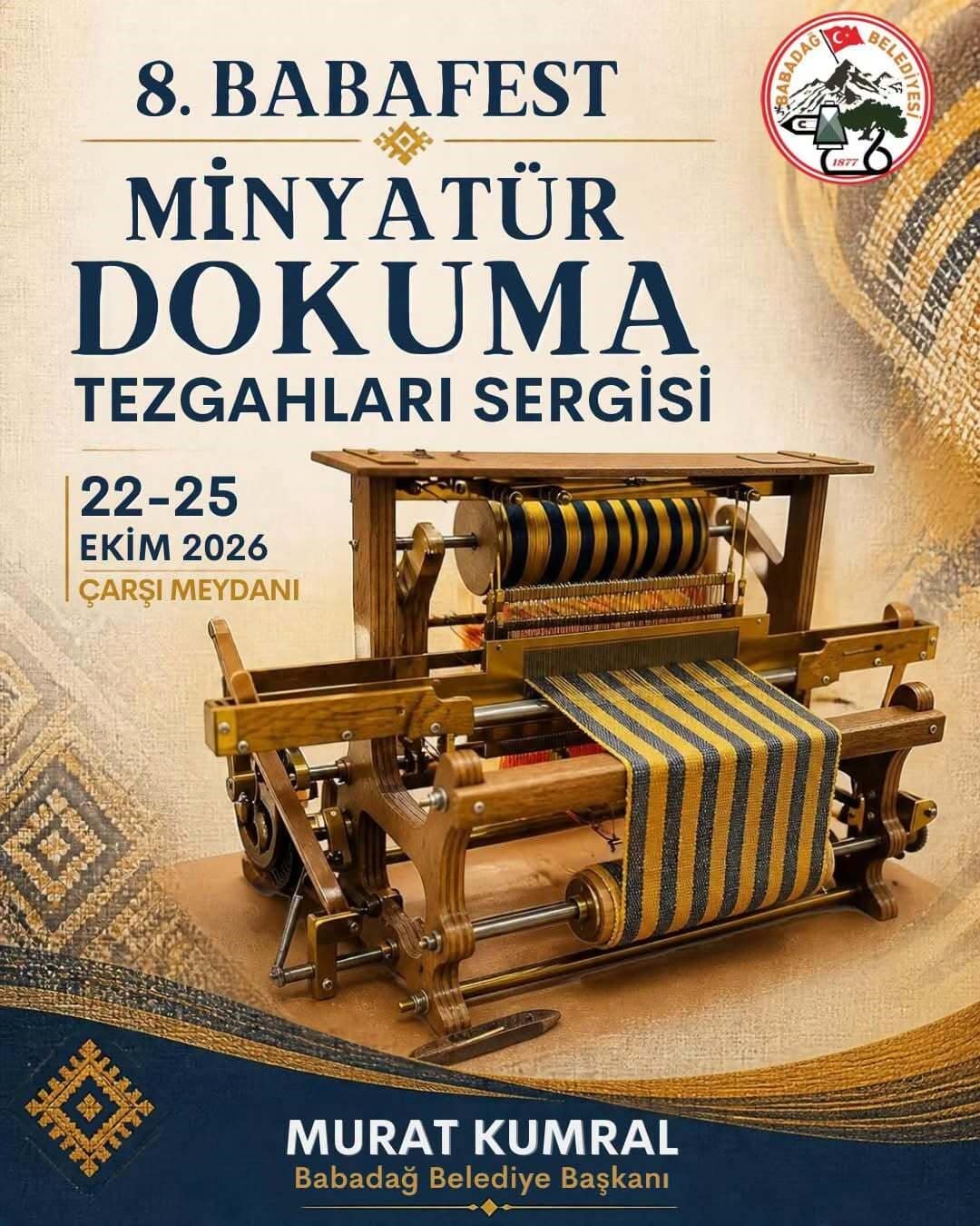 Babadağ’ın asırlık dokuma mirası 8. BABAFEST’te sergilenecek