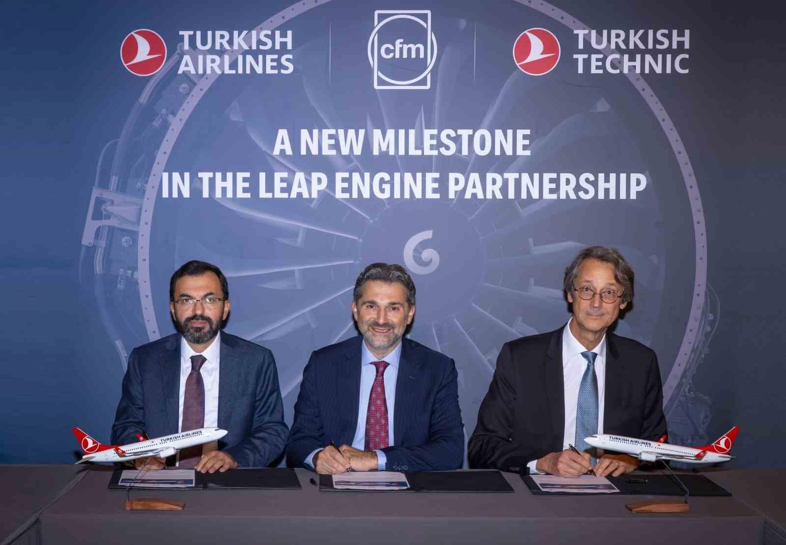 Türk Hava Yolları ile CFM arasında 600’den fazla LEAP-1B motoru için mutabakat zaptı imzaladı