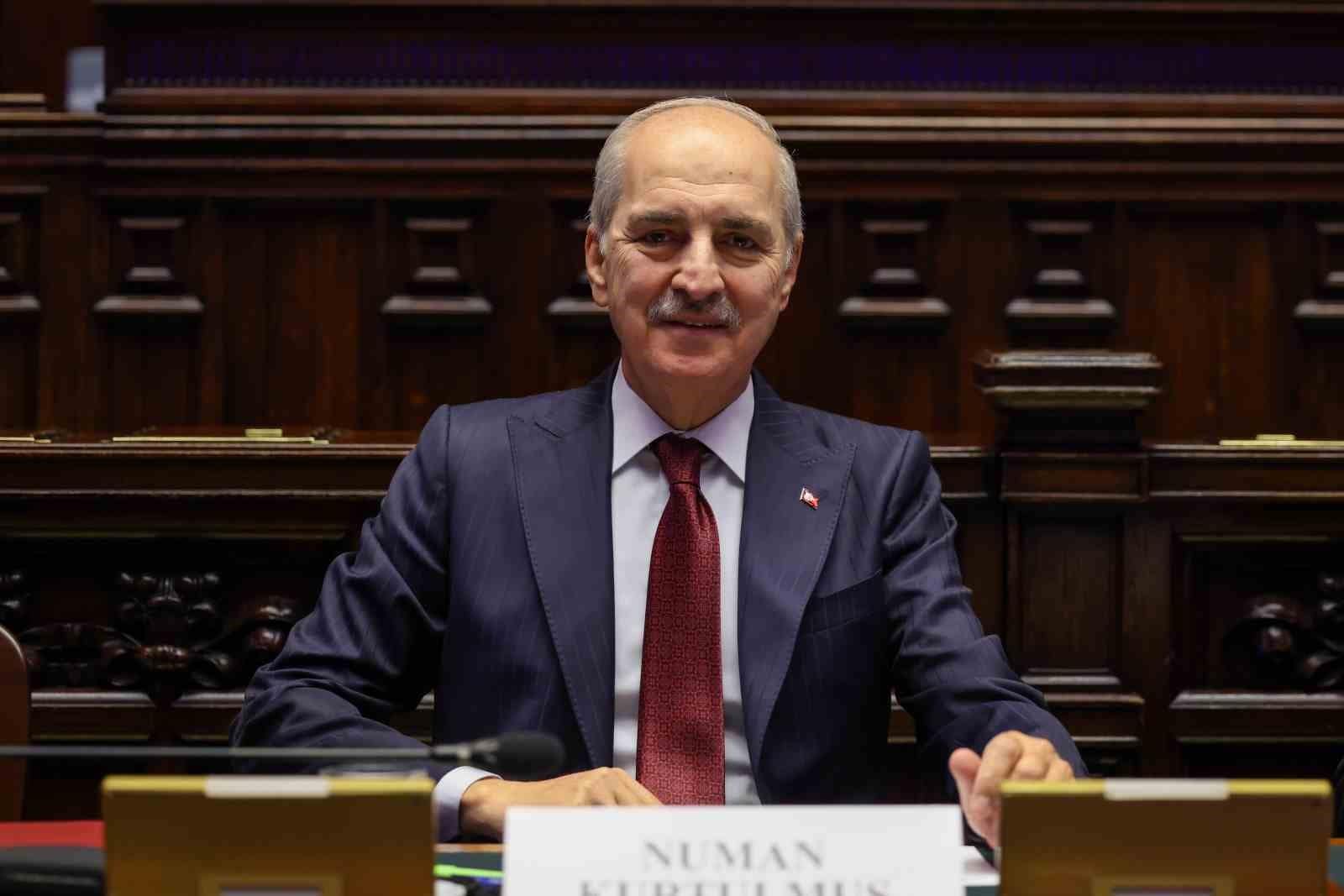 TBMM Başkanı Kurtulmuş’tan "İsrail’in gözlemci statüsünün askıya alınması" çağrısı