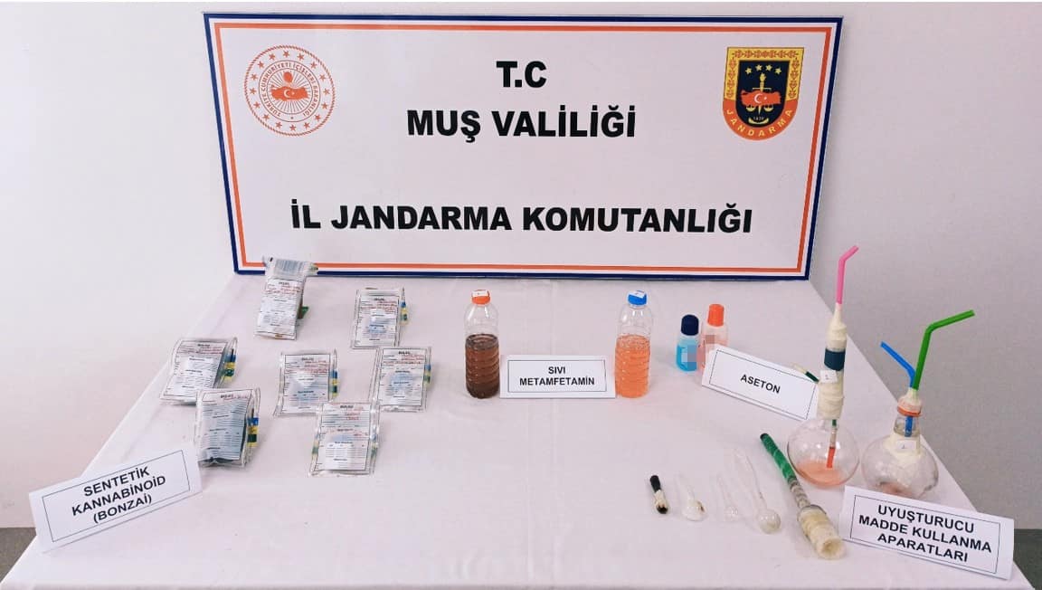 Muş’ta uyuşturucu operasyonunda 1 kişi tutuklandı