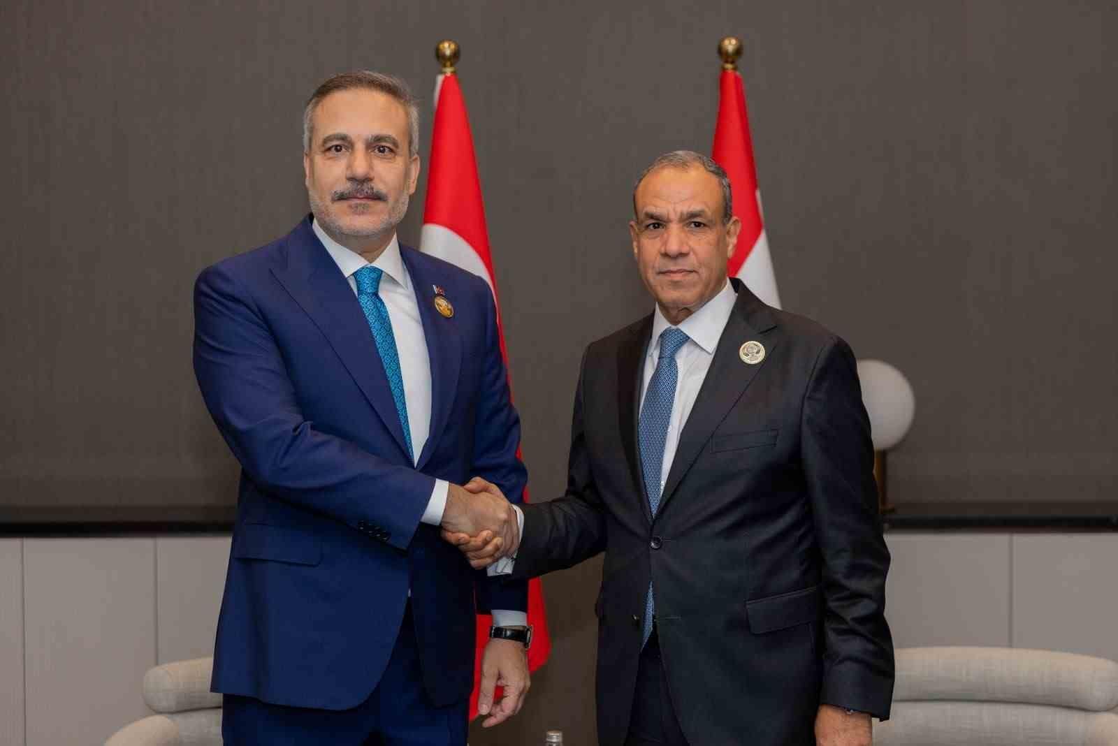 Bakan Fidan, Mısırlı mevkidaşı Abdelatty ile görüştü
