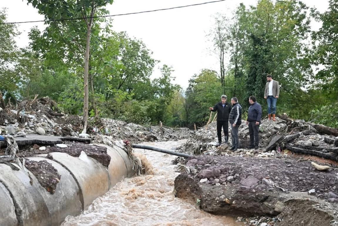Kartepe’de yağışın yol açtığı hasarlar gideriliyor