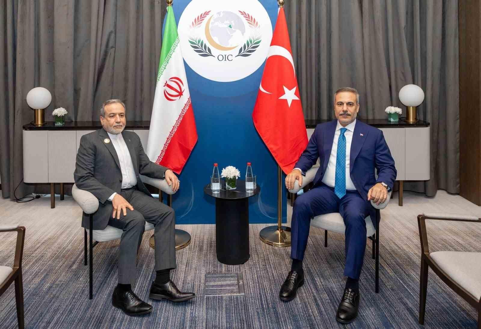 Bakan Fidan, İran Dışişleri Bakanı Arakçi ile görüştü