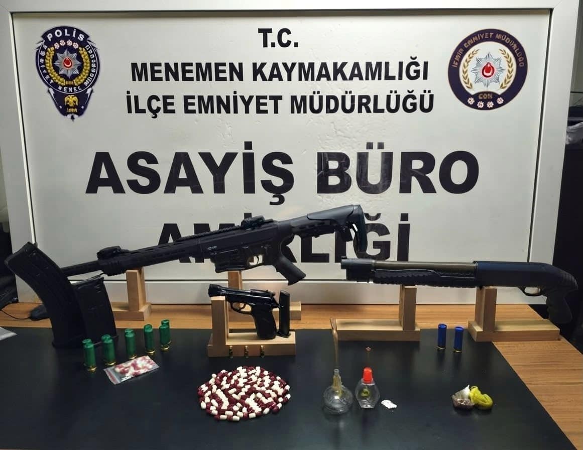 Menemen’de polis ve jandarmadan dev operasyon: 44 gözaltı