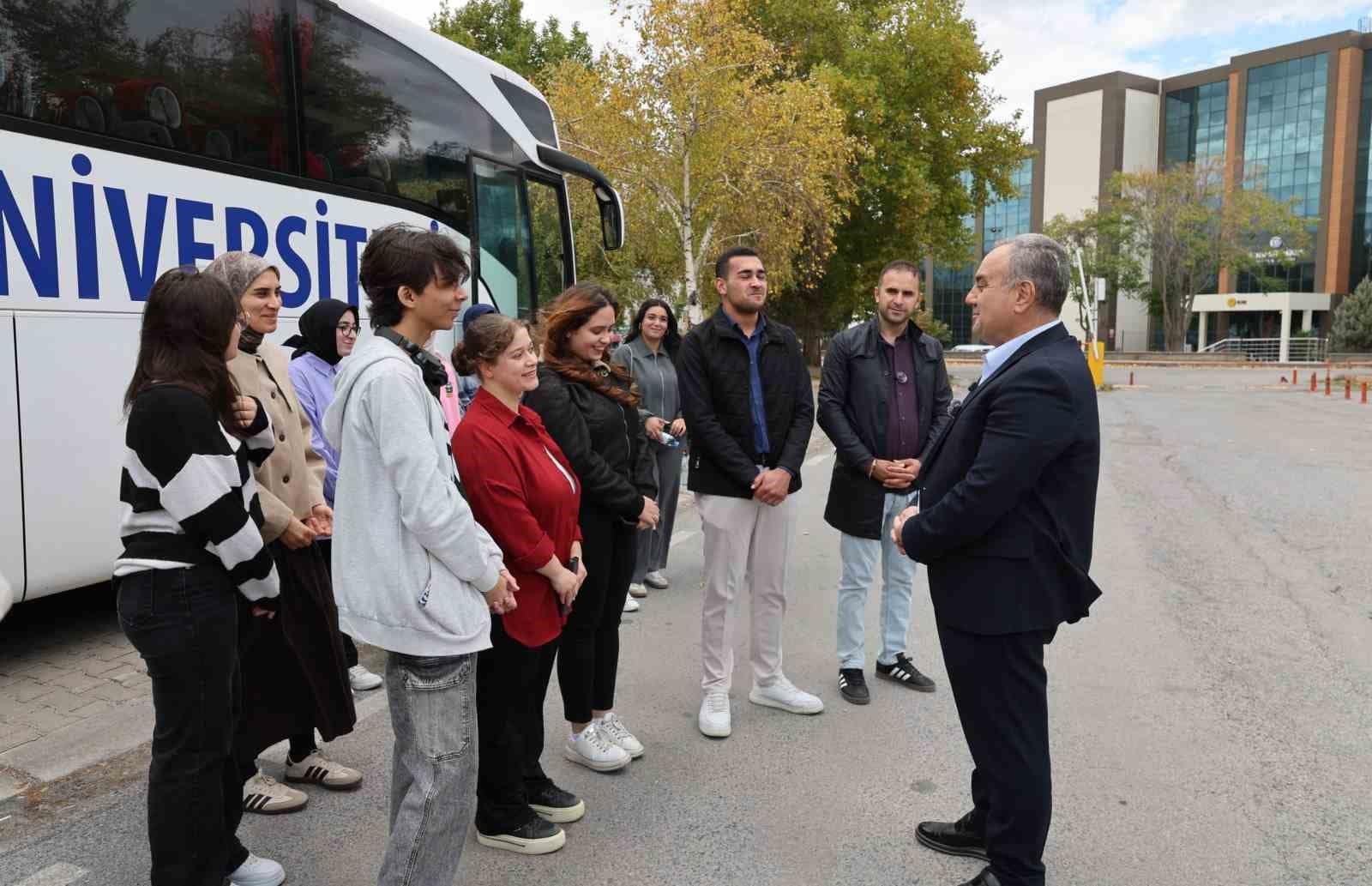 ERÜ’de Kayseri Kültür Yolu Turu düzenlendi