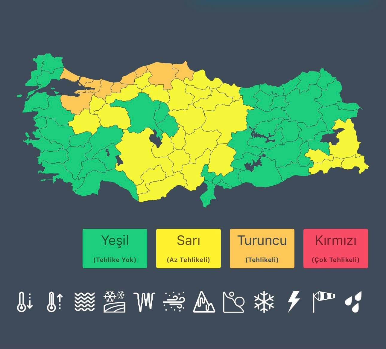 Bakan Kurum: "Yarın yağışlara karşı 10 ilimiz için turuncu kodlu uyarı yapıldı"